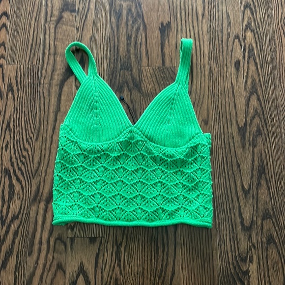 Zara Tops Zara Crochet Sweater Tank Poshmark